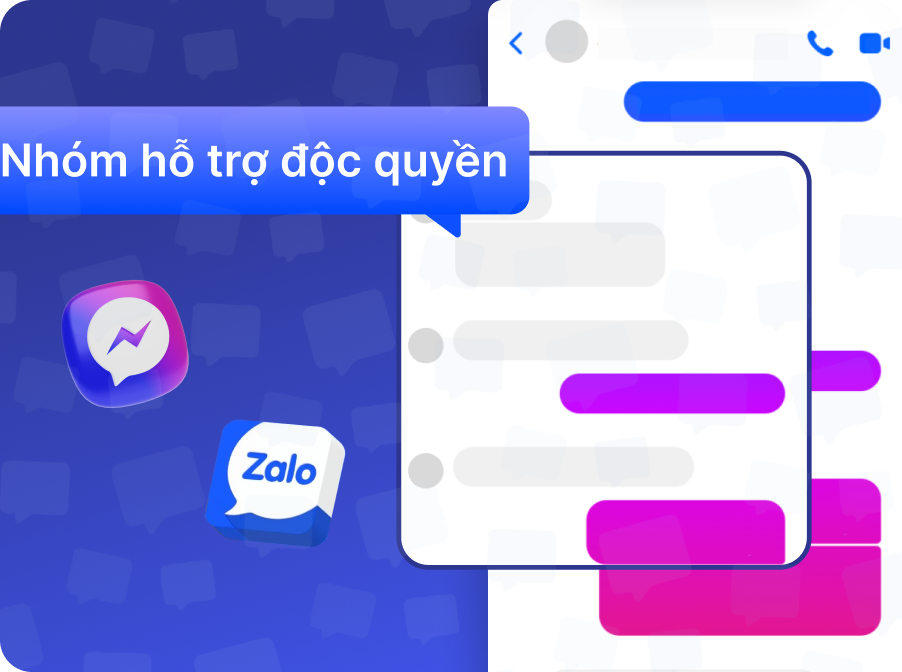 Tham gia nhóm hỗ trợ độc quyền